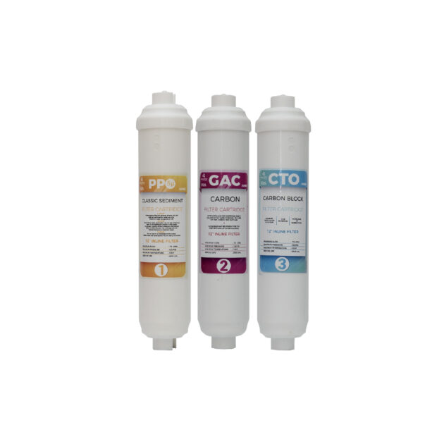 Pack de 3 préfiltres de remplacement (1,2,3 étapes) HND 12