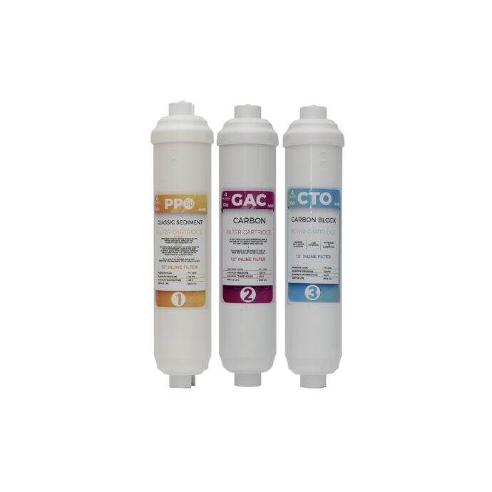 Pack de 3 préfiltres de remplacement (1,2,3 étapes) HND 12
